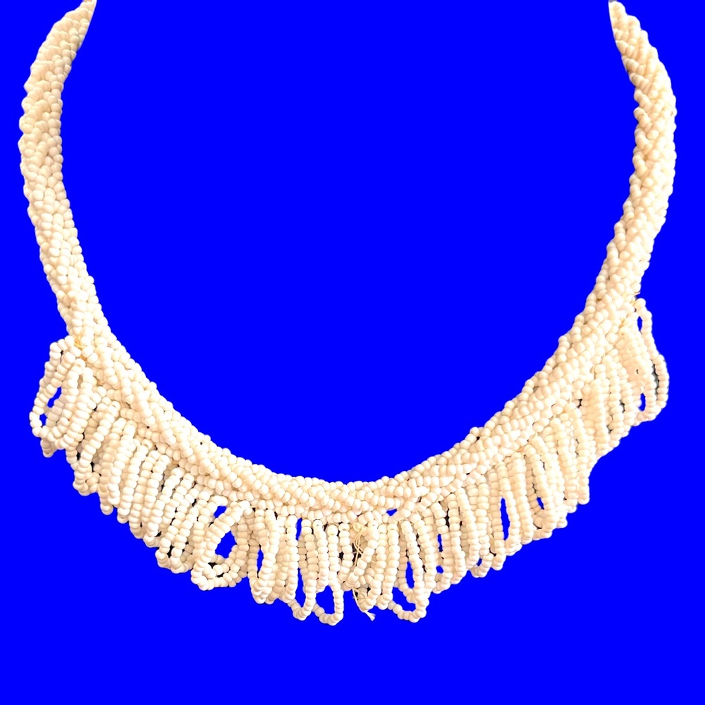 Vintage beaded BoHo necklace